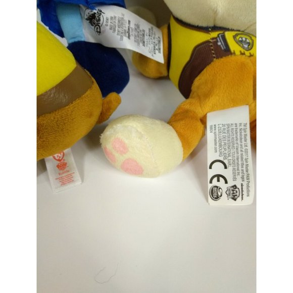 PAW PATROL Rubble 7" Pirate + 6" Worker Rubble+ 9" Police Girl Stuffed Plush Toy - Picture 12 of 12